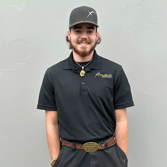 Xcalibur service tech Isaac Brechin
