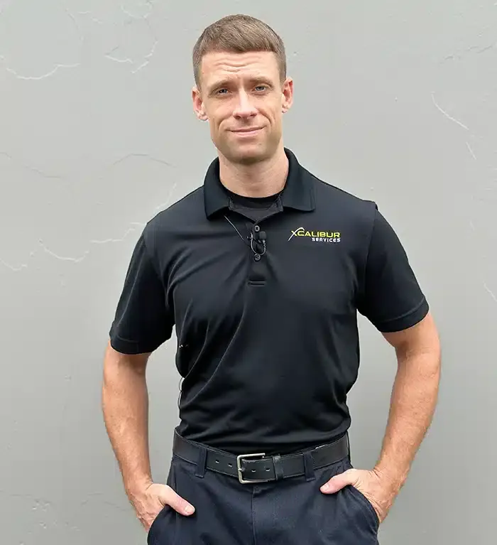 Xcalibur service tech Roland Bergstre
