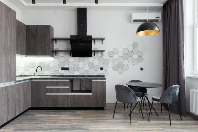 Up to date kitchen in apartment complex
