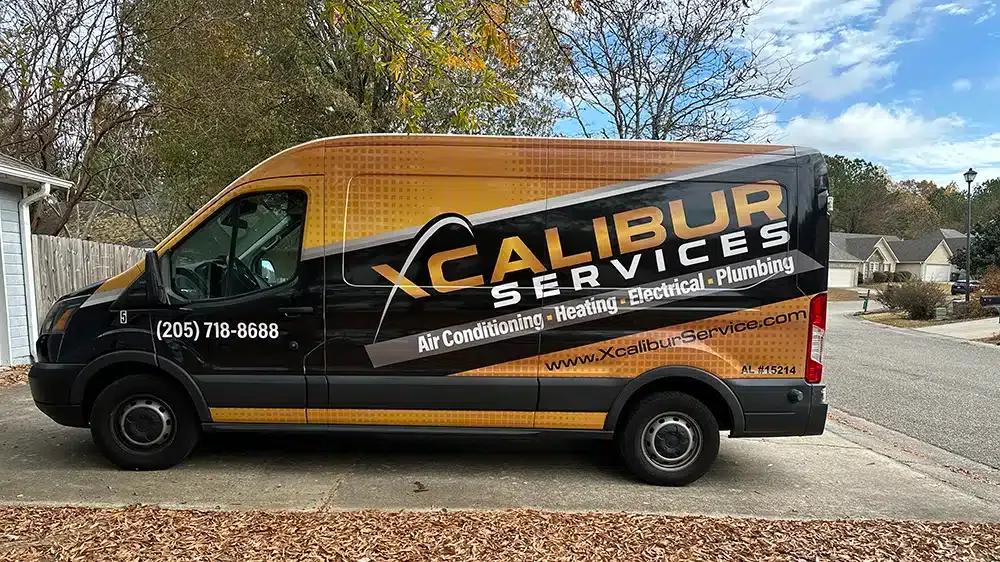 Xcalibur truck performing Homewood plumbing services